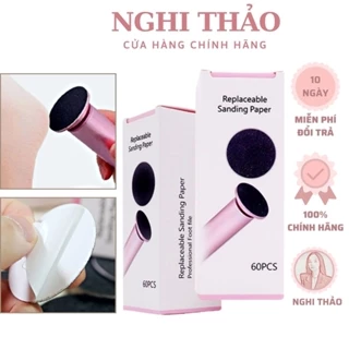 Miếng chà gót chân nhám 2 mặt set 60 miếng