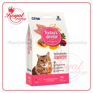 [5kg]Thức ăn hạt Today dinner cho mèo mọi lứa tuổi nhập khẩu Hàn Quốc