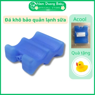 Đá khô 2 rãnh Acool hàng Việt Nam dùng cho bộ bảo quản lạnh sữa/ Bộ bảo quản lạnh sữa đá khô