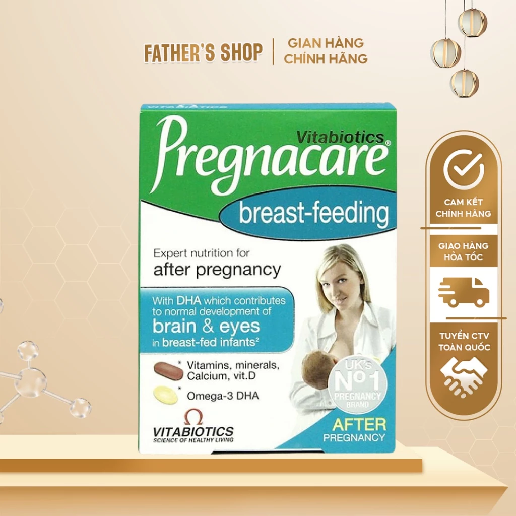 Pregnacare Breast-feeding Tăng lợi kích sữa của UK 84 viên