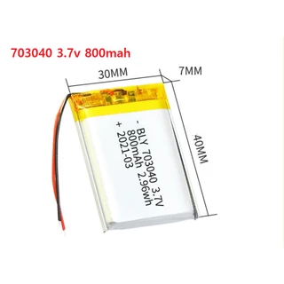 Pin Sạc 3.7V 800mah 703040 Dùng Cho Tai Nghe Loa Mp3 MP4 MP5 GPS PSP Bluetooth