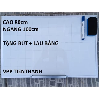 Bảng mica viết bút lông kích thước 80 x 100cm tặng kèm bút + lau bảng