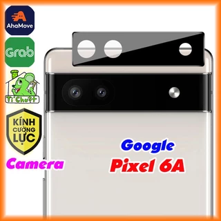 [Ảnh Thật] Kính CL Camera 3D Google Pixel 6A Cường Lực Nền Đen Chống Lóa Flash