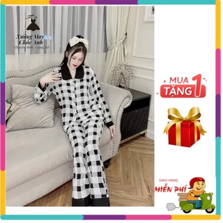 [MẪU MỚI] Bộ ngủ nữ pijama tay dài quần dài, tay ngắn quần dài-chọn mẫu-thời trang mặc nhà-xuongmaypijamachucanh