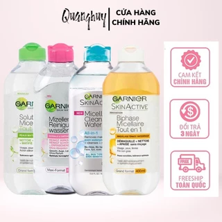 Nước tẩy trang Garnier Micellar Water dành cho mọi loại da 400ml