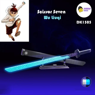 Đồ Chơi Lắp Ráp Kiểu LEGO Mô Hình Kiếm Dạ Quang Phát Sáng Magic Blade Của Wu Liuqi Trong Scissor Seven DK1505