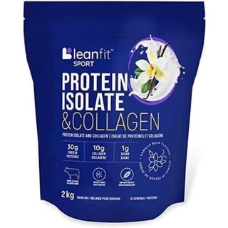 Bột Protein Isolate collagen Leanfit Canada/ Whey collagen Leanfit Canada 2kg vị Vani