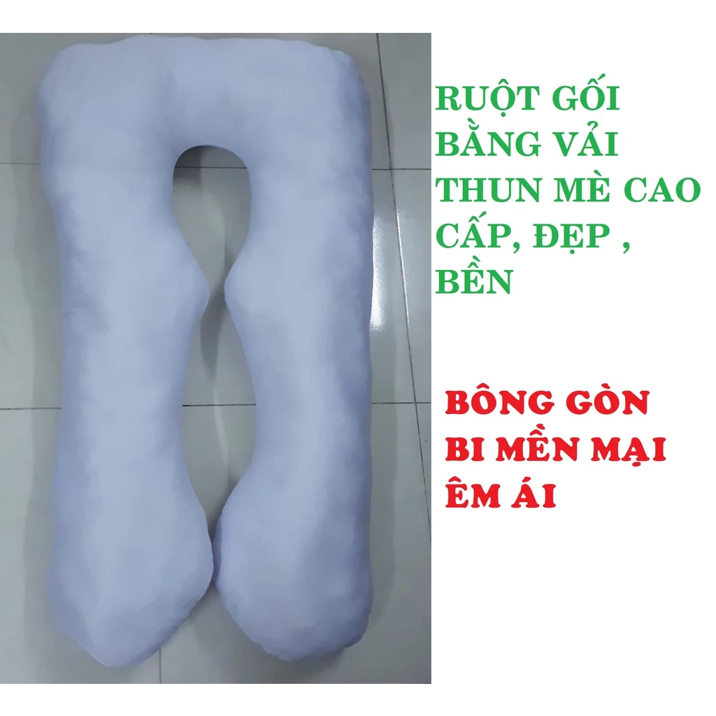 Ruột gối bầu nhồi bông gòn bi êm ái (không gồm vỏ)