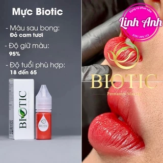 [CHÍNH HÃNG] Mực BIOTIC Mới Bong Đậm Phun Xăm Mày Môi Xử Lý