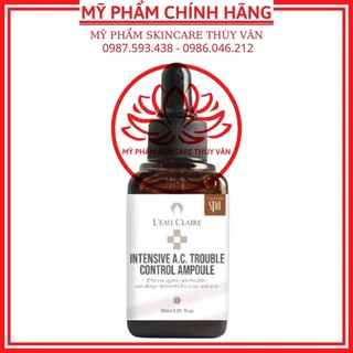 Tinh Chất Làm Dịu Thư Giãn Da Mụn Da Tổn Thương Hàn Quốc Chính Hãng Leau Claire 30ml