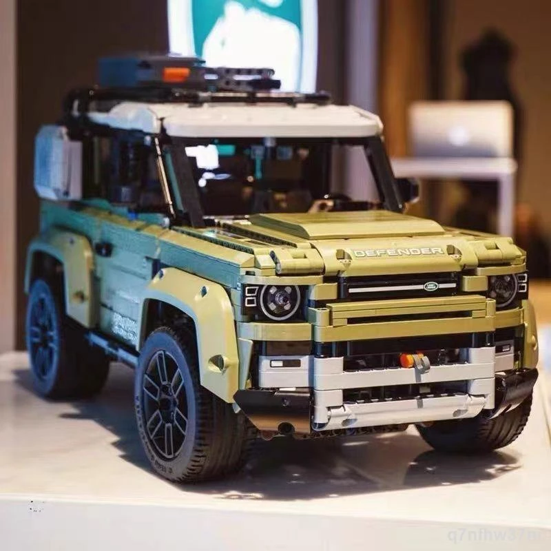 ❖ Tương thích với các khối xây dựng Lego Land Rover Defender xe địa hình ô tô người lớn khó khăn cậu bé đồ chơi lắp ráp