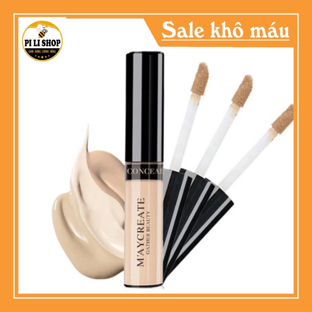 Kem che khuyết điểm quầng thâm mụn Maycreate Concealer che khuyết điểm dạng kem