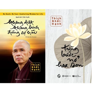 Sách - Combo 2 Cuốn Không Diệt Không Sinh Đừng Sợ Hãi Và Từng Bước Nở Hoa Sen - SaiGonBooks