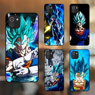 Ốp lưng điện thoại Samsung A03 viền đen Vegito Dragon Ball