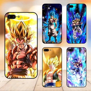 Ốp lưng điện thoại iPhone 7 Plus, 8 Plus viền đen Gogeta Dragon Ball