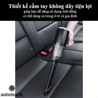 Máy Hút Bụi Cầm Tay, Máy Hút Bụi Mini Không Dây, Vệ Sinh Ô Tô, Gia Đình, Hút Bụi Giường Nệm, Lông Chó Mèo freeship HB1 N