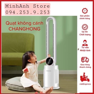 Quạt Không Cánh Lọc Không Khí Làm Mát Bằng Hơi Nước - Khử Trùng UV 5IN1 CHANGHONG -12 Tốc độ Gió-Tạo Ion Âm Kiêm Đèn Ngủ