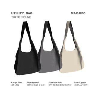 Túi Tote Đeo Chéo “Utility Bag” Canvas Trơn