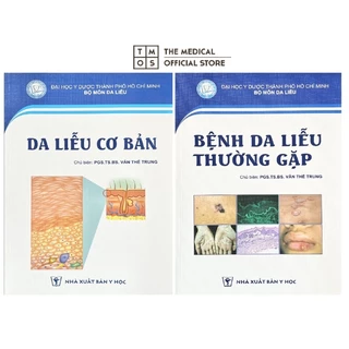 Sách - Combo Da Liễu Cơ Bản và Bệnh Da Liễu Thường Gặp Tmos