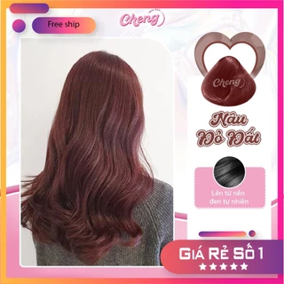 Thuốc nhuộm tóc màu NÂU ĐỎ ĐẤT không cần tẩy tóc | Chenglovehairs, Chenglovehair, Chengloveshair