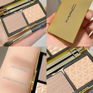 [Mini by SR] Bảng 2 màu phấn tạo khối - bắt sáng highlight M/AC Highlight Contour Palette mini