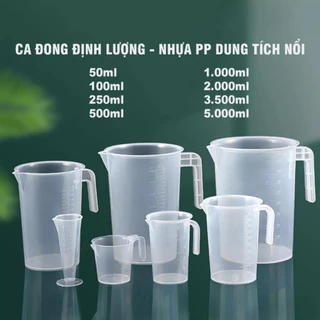 Ca đong định lượng có nắp - ly đong pha chế