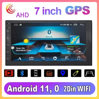 Màn hình xe hơi  7 inch Android Navigator Universal Car MP5 Xem YouTube, GPS Navigation, Camera lùi, Dash Cam，AHD