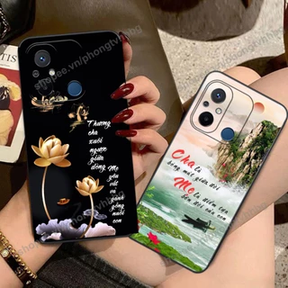 Ốp lưng Xiaomi Redmi 12C thư pháp CHA MẸ, TÂM AN, TÀI LỘC đẹp nhiều mẫu ý nghĩa Tiến Minh