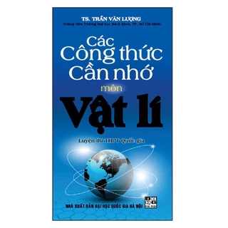 Sách - Các Công Thức Cần Nhớ Môn Vật Lí