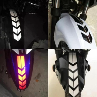 Miếng dán phản quang hình mũi tên dùng để trang trí xe mô tô VX002