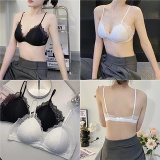 ❤️ Áo Ngực , Áo Bra Ren Hoa Mềm Đệm Mỏng 2 Dây Kép Móc Cài Sau Siêu Mềm Dịu Êm Bikini Wannale 3011 ❤️