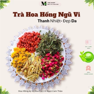 TRÀ HOA HỒNG NGŨ VỊ THANH NHIỆT ĐẸP DA