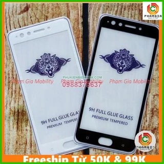 Kính Cường Lực Oppo A77/ F3/  R9S / F3 Plus kính màn cứng, viền dẻo full chống bể mép