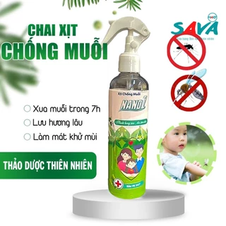 Xịt chống muỗi Nanol xua đuổi côn trùng, an toàn cho trẻ nhỏ