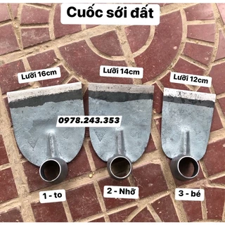 Cuốc sới đất làm vườn - cuốc sới đất chuẩn thép rèn loại 1