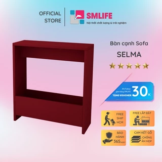 Bàn gỗ cạnh sofa hiện đại SMLIFE Selma