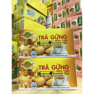 Trà gừng hoà tan Hùng Phát ( 1 hộp 20 gói )