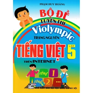 Sách - bộ đề luyện thi violympic trạng nguyên tiếng việt lớp 5 trên internet