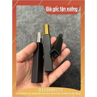 Combo 10 chai 10ml thủy tinh màu đen