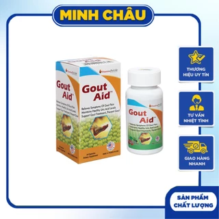 Gout Aid - Giảm acid uric trong máu, hỗ trợ phòng bệnh gout (Hộp 30 viên)