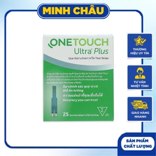 QUE THỬ ĐƯỜNG ONE TOUCH ULTRA PLUS ( HỘP 25 QUE )