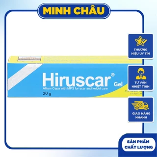 Gel Hiruscar làm mềm và phẳng vết sẹo