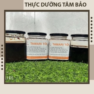 Nước tương tamari tỏi tép ( Tỏi tép ngâm tamari lâu năm ) hũ thủy tinh 300g