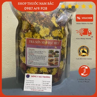 Trà sơn mật hồng sâm , Nhiều hoa, Cỏ ngọt cực ngon 1kg