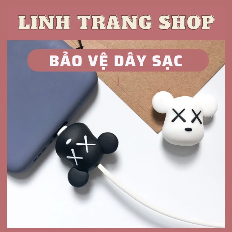 Phụ Kiện Bảo Vệ Cáp Sạc Hình Cute, Chống Gãy Dây Sạc