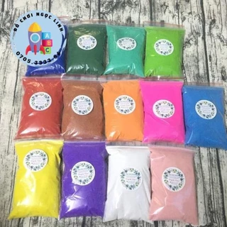 Combo 14 bịch Cát màu tô tranh cát (mỗi bịch 50g )-Cát màu trang trí tiểu cảnh- ĐỒ CHƠI TÔ MÀU