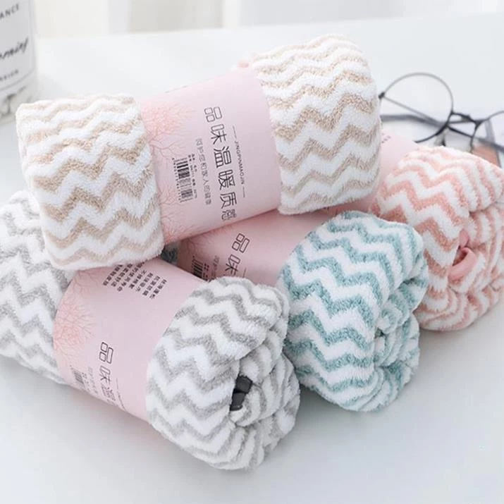 [Sọc Hỏa Tốc HCM] Khăn mặt, khăn lau đa năng cotton Hàn Quốc mềm mịn siêu thấm nước kẻ sọc 50x35cm