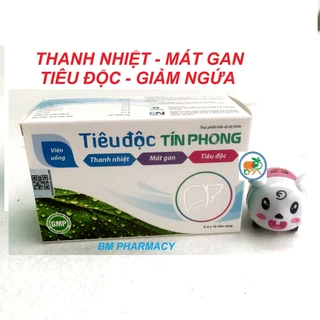 Viên uống Tiêu độc Tín Phong, giúp thanh hạ men gan, giải độc gan, mát gan; giúp giảm mẩn ngứa, mề đay