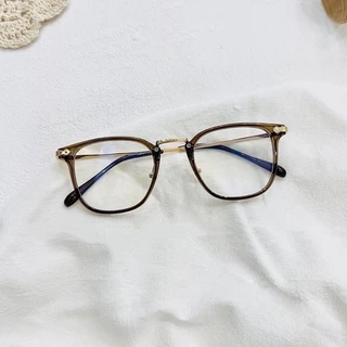 Kính giả cận, Gọng kính cận cao cấp nhựa lõi kim loại bo viền 83077 Jolie eyewear