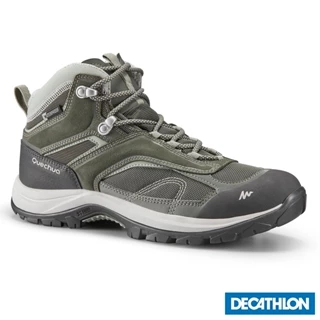 Giày leo núi chống thấm mh100 cho nữ kaki DECATHLON quechua mã 8595693